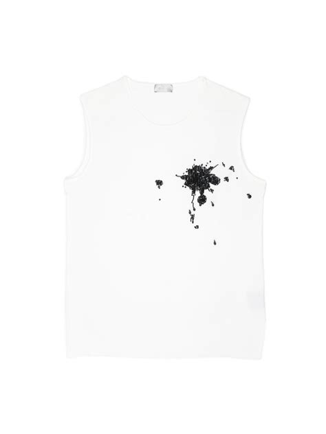 dior homme blood wound shirt|Dior Homme SS2002 Bloodwound Tank Top — Middleman Store.